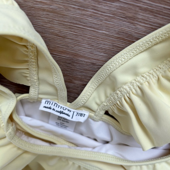 Girls Minnow Ruffle One-Piece Swimsuit - Picture 3 of 9